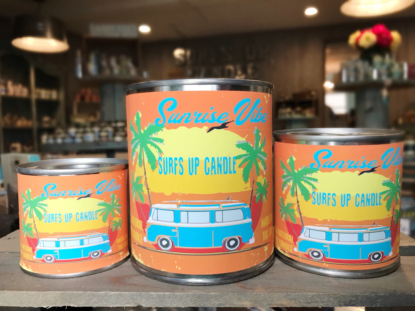 Sunrise Vibe Paint Can Candle - Vintage Collection