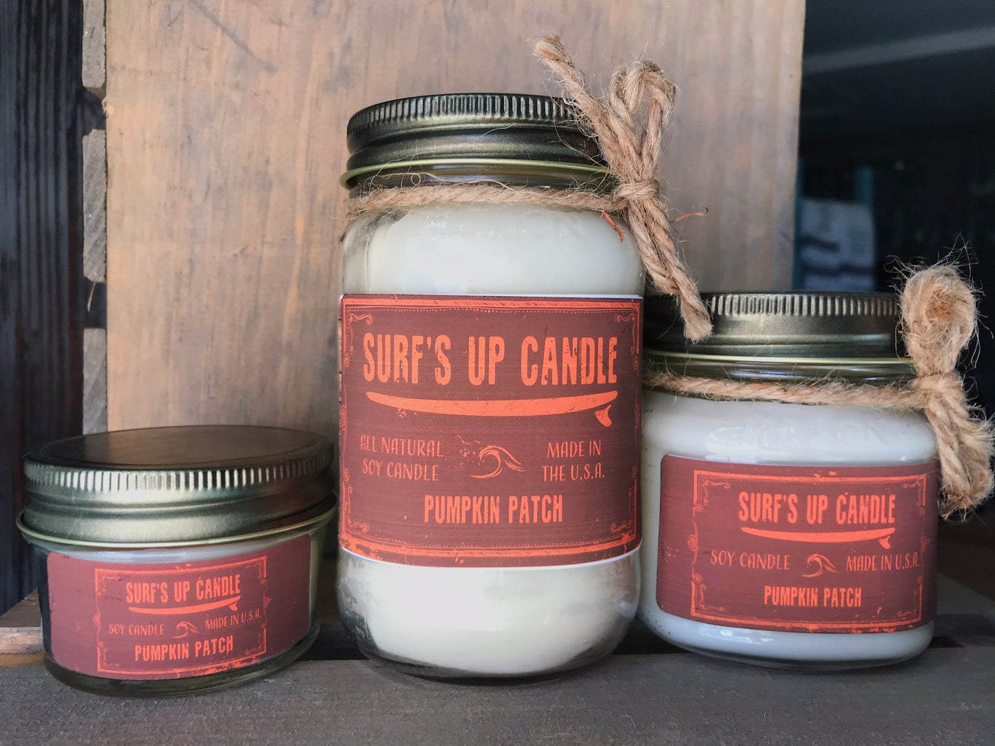 Pumpkin Patch Mason Jar Candle - Original Collection