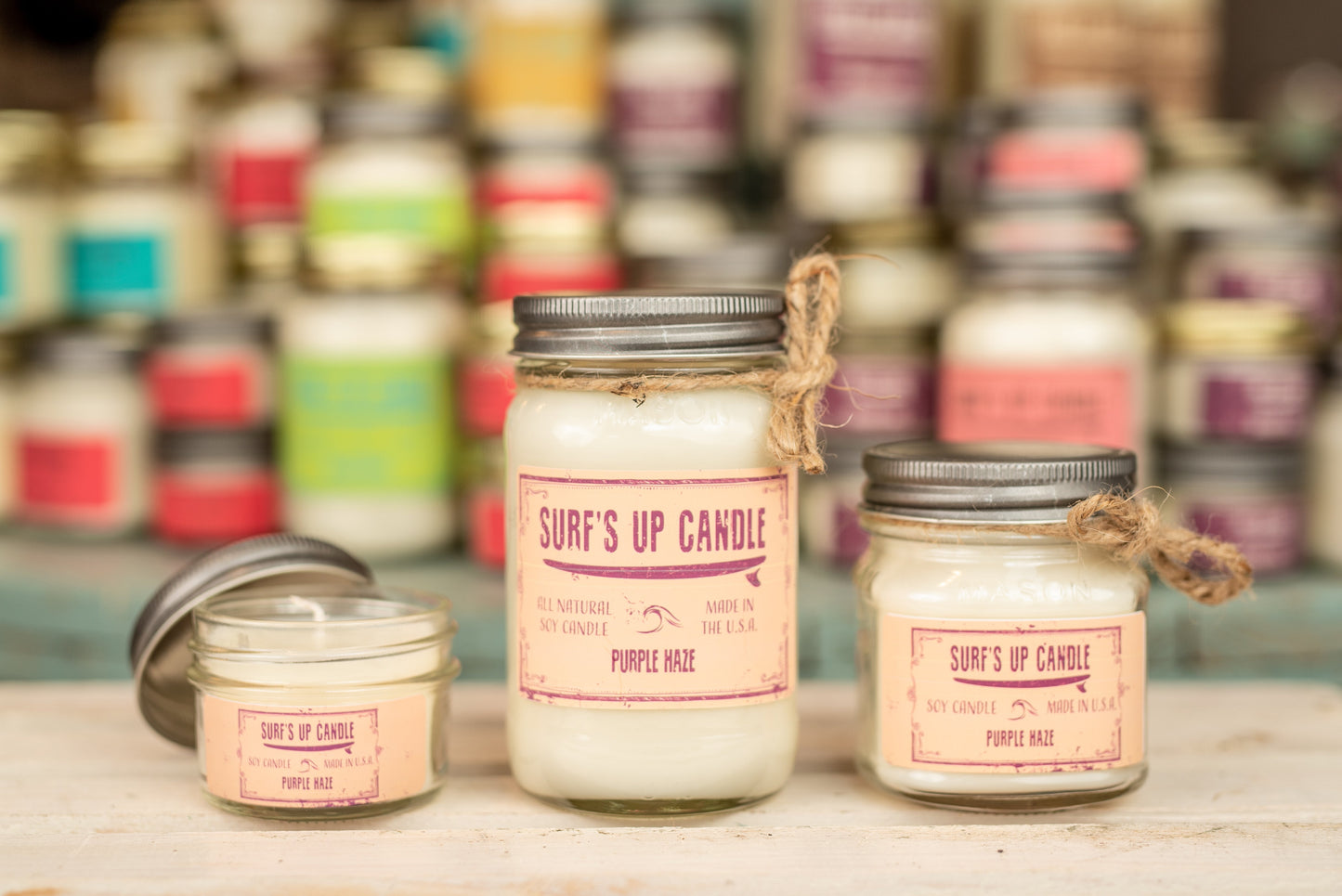 Purple Haze Mason Jar Candle - Original Collection