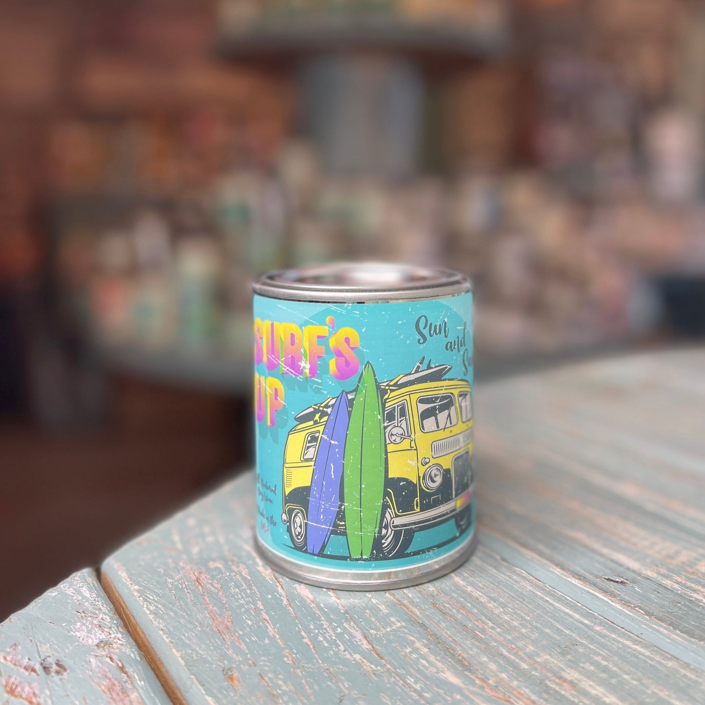 Sun and Sand Paint Can Candle - Vintage Collection