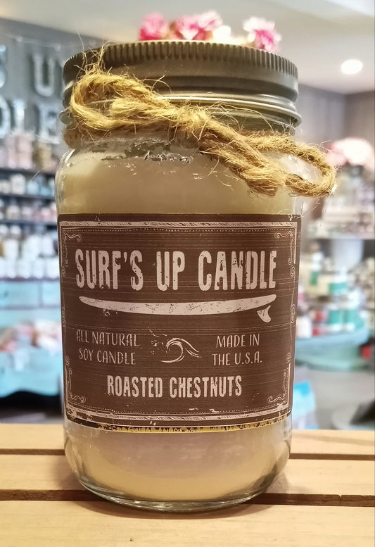 Roasted Chestnut Mason Jar Candle - Original Collection