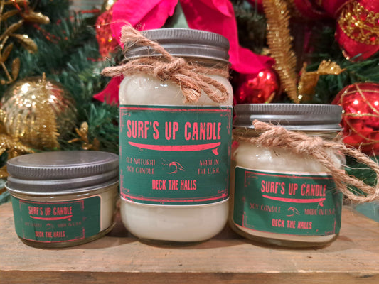 Deck The Halls Mason Jar Candle - Original Collection