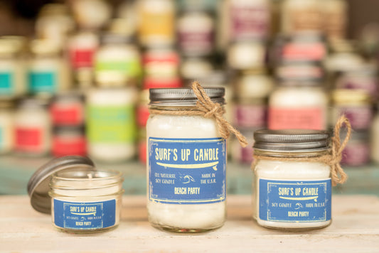 Beach Party Mason Jar Candle - Original Collection