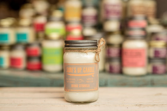 Orange Citronella Mason Jar Candle - Original Collection