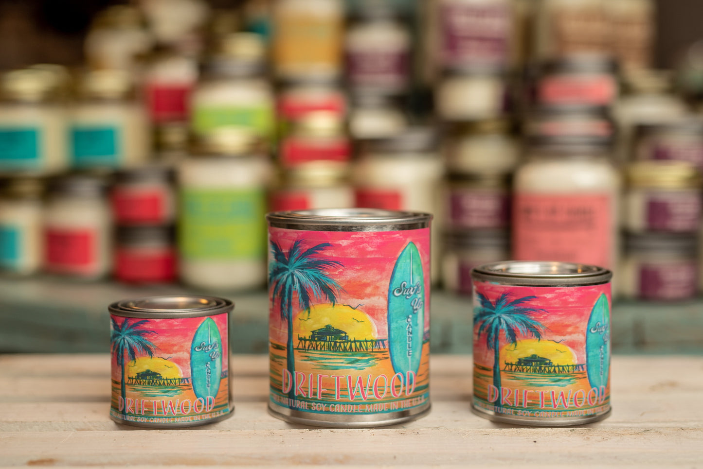 Driftwood Paint Can Candle - Vintage Collection