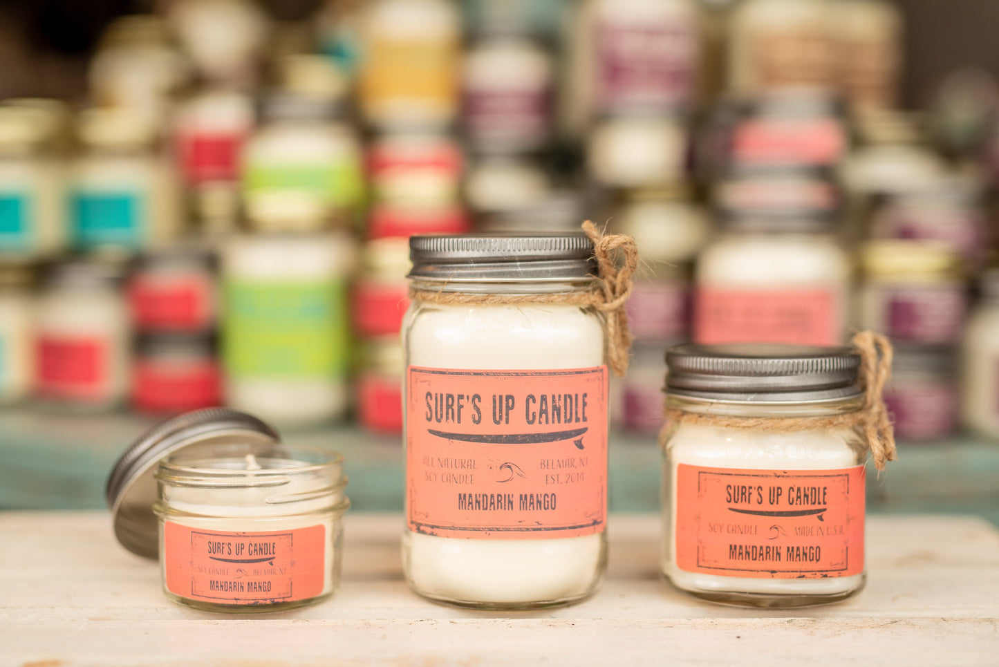 Mandarin Mango Mason Jar Candle - Original Collection