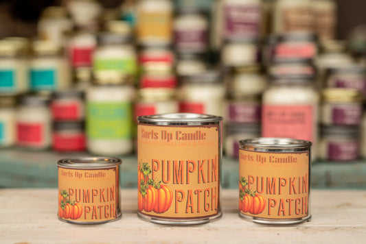 Pumpkin Patch Paint Can Candle - Vintage Collection