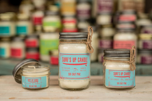 Sea Salt Pine Mason Jar Candle - Original Collection