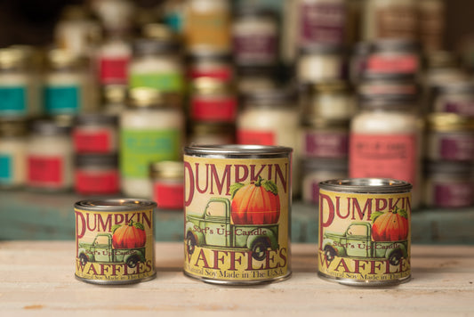 Pumpkin Waffles Paint Can Candle - Vintage Collection