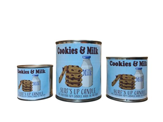Cookies and Milk Paint Can Candle - Vintage Collection