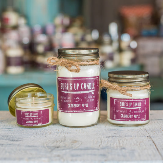 Cranberry Apple Mason Jar Candle - Original Collection