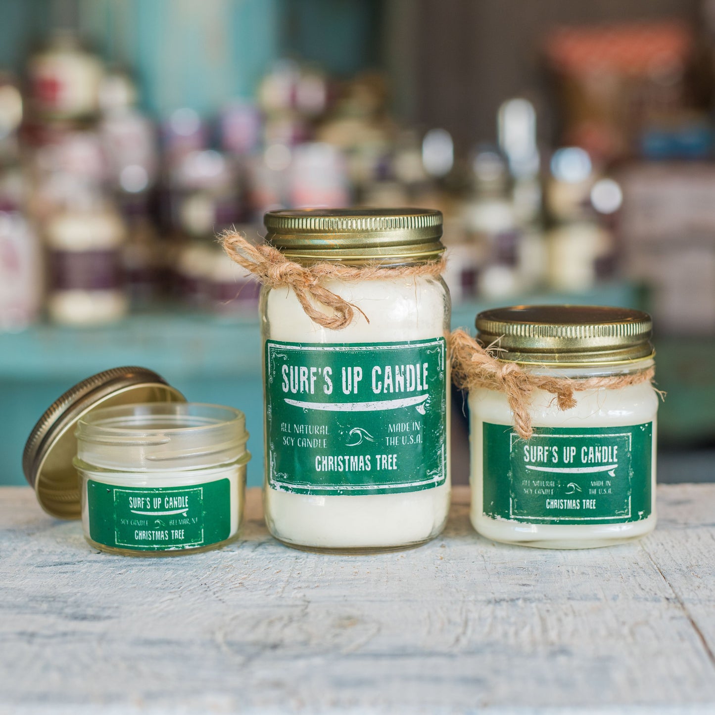 Christmas Tree Mason Jar Candle - Original Collection