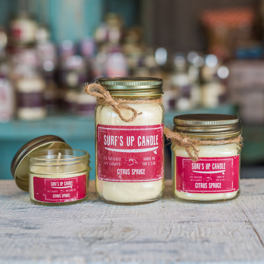 Citrus Spruce Mason Jar Candle - Original Collection
