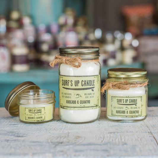 Avocado & Cilantro Mason Jar Candle - Original Collection