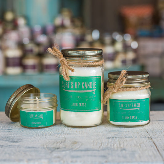 Lemon Grass Mason Jar Candle - Original Collection