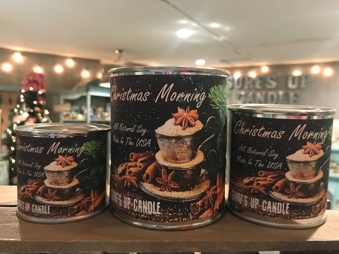 Christmas Morning Paint Can Candle - Vintage Collection