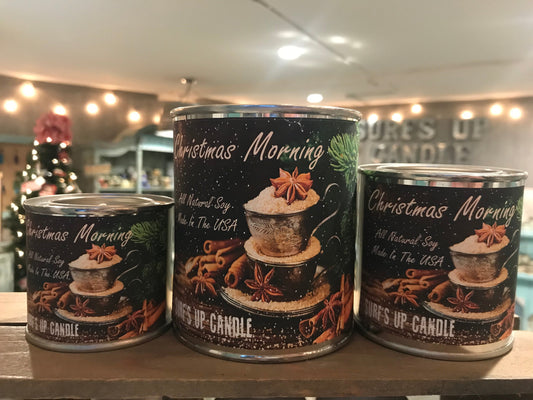 Christmas Morning Paint Can Candle - Vintage Collection