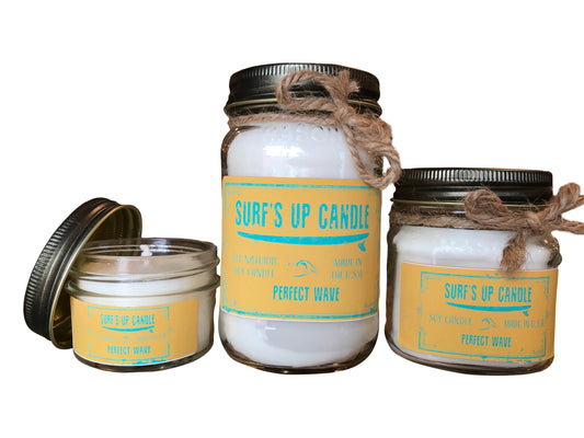 Perfect Wave Mason Jar Candle - Original Collection