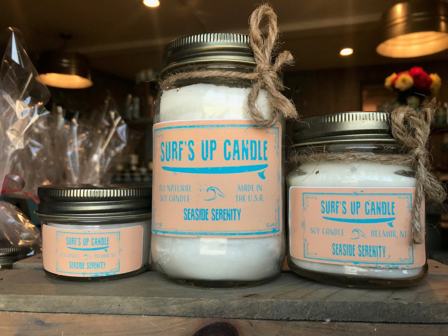 Seaside Serenity Mason Jar Candle - Original Collection