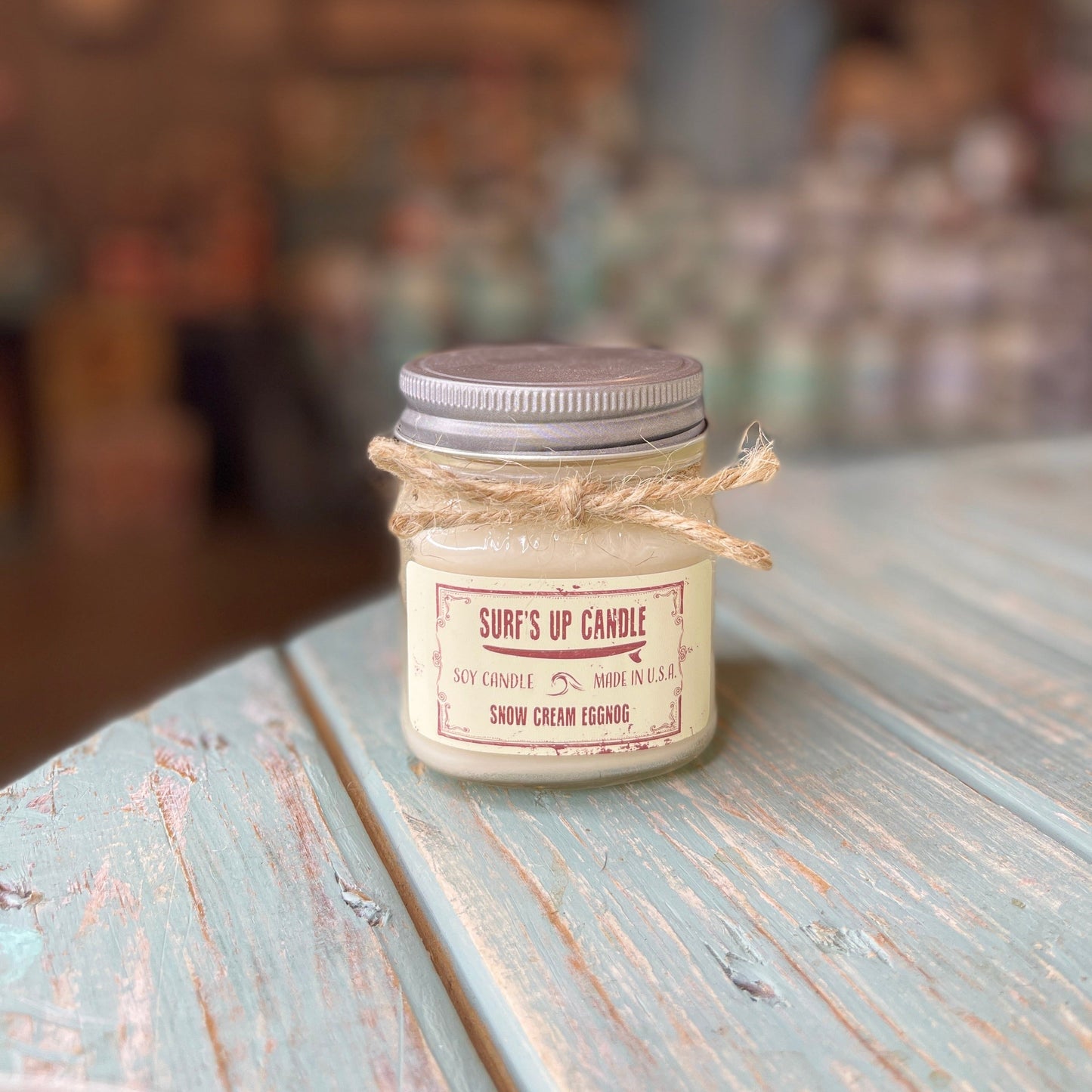 Snow Cream Eggnog Mason Jar - Original Collection