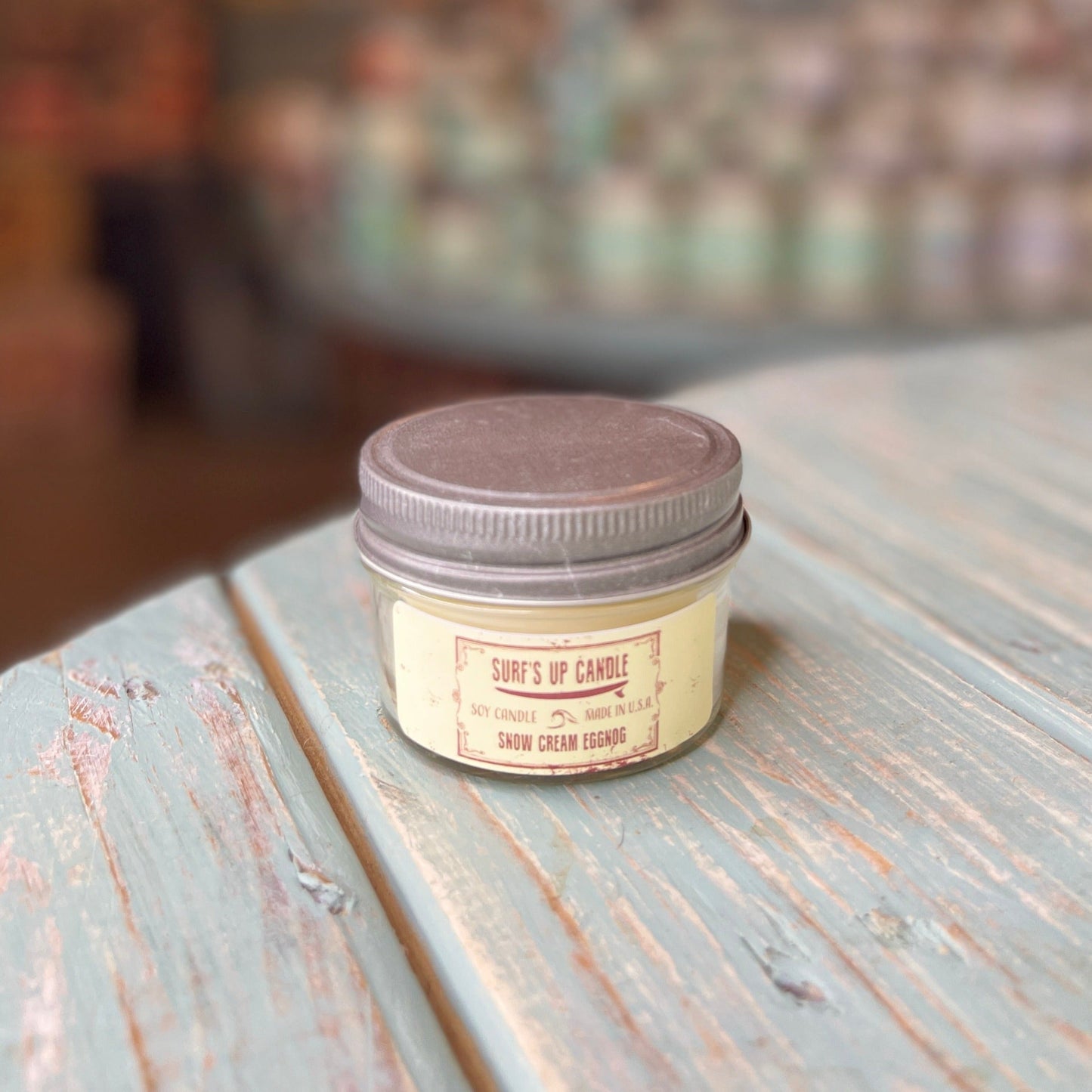 Snow Cream Eggnog Mason Jar - Original Collection