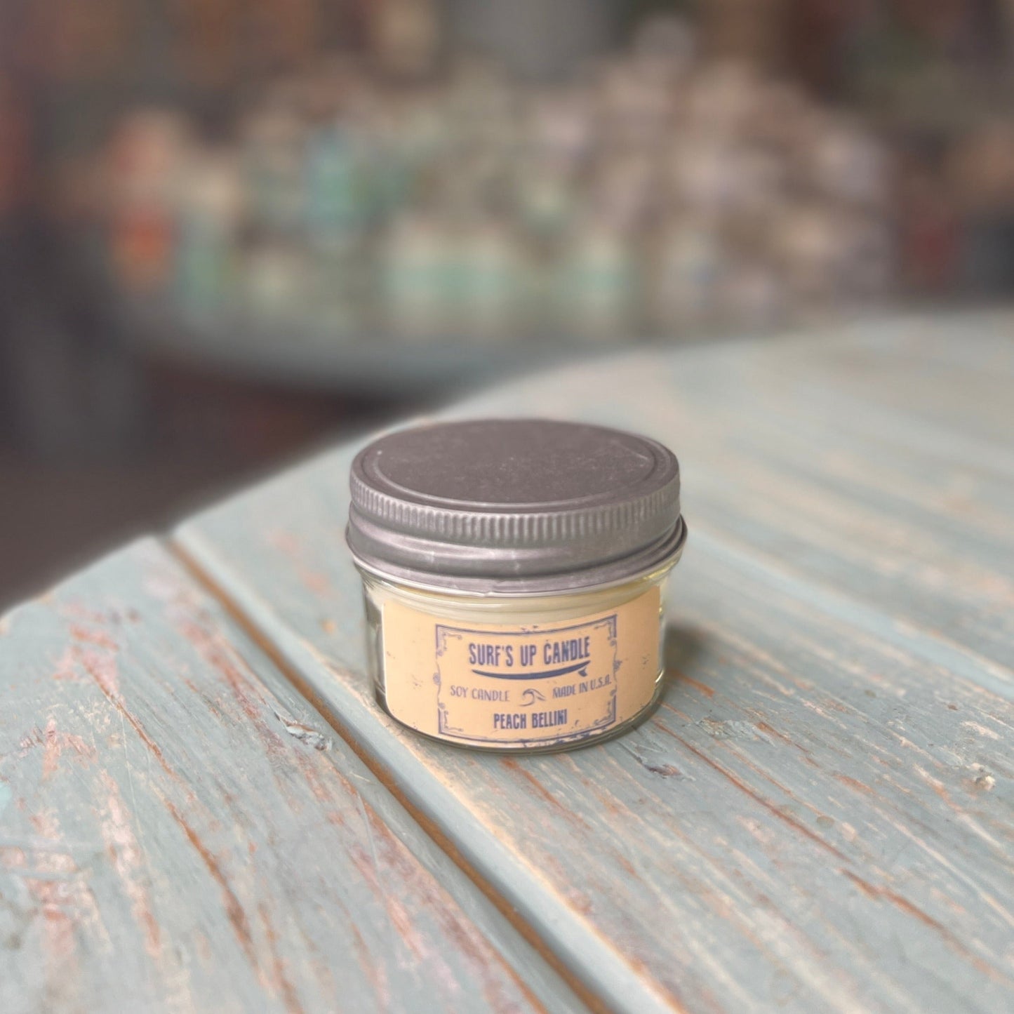 Peach Bellini Mason Jar Candle - Original Collection