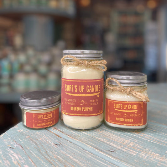 Bourbon Pumpkin Mason Jar Candle - Original Collection