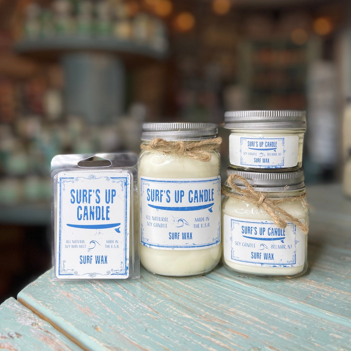 Surf Wax Mason Jar Candle - Original Collection
