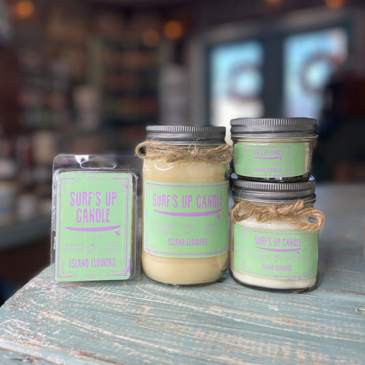 Island Flowers Mason Jar Candle - Original Collection