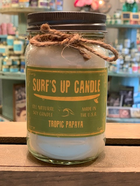 Tropic Papaya Mason Jar Candle - Original Collection