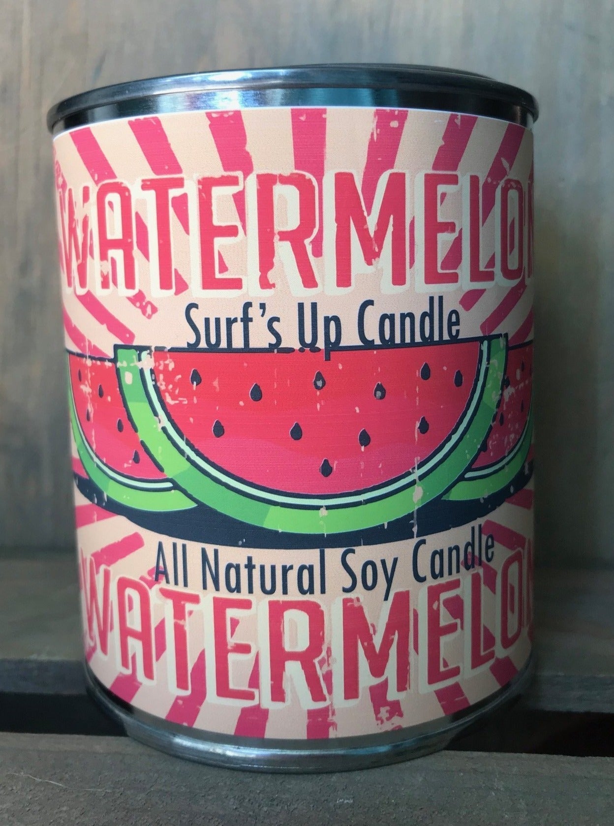 Watermelon Paint Can Candle - Vintage Collection
