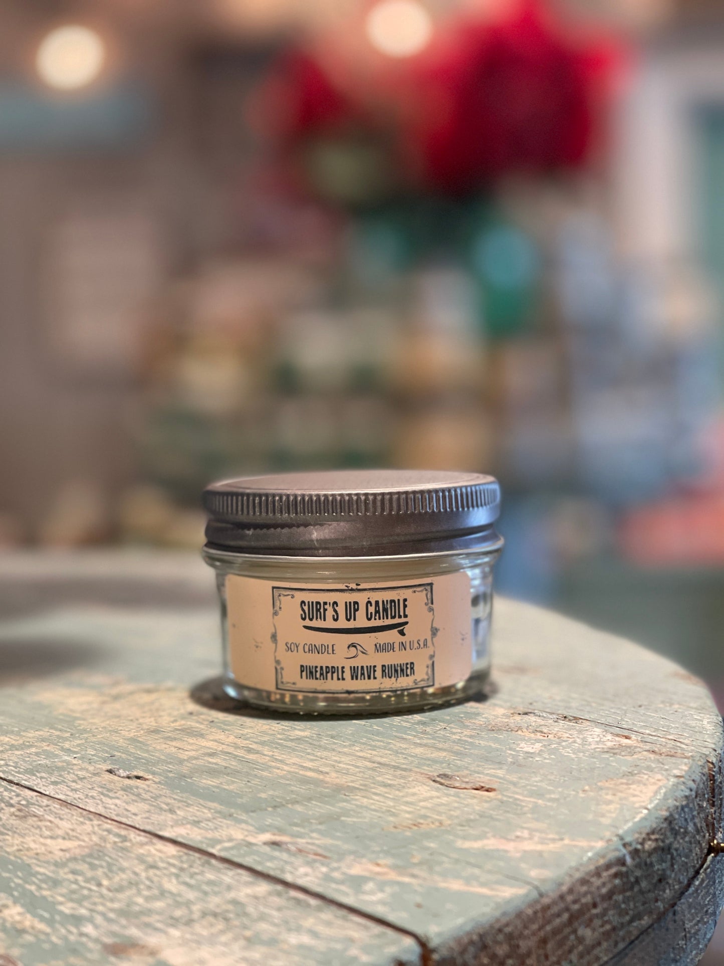 Pineapple Wave Runner Mason Jar Candle - Original Collection
