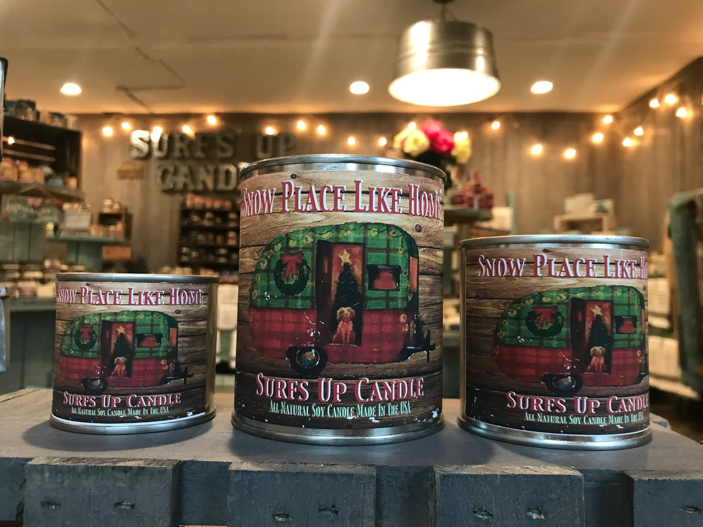 Snow Place like Home Paint Can Candle - Vintage Collection