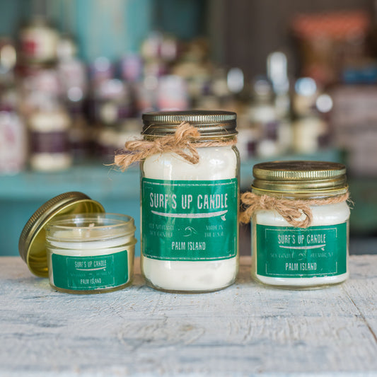 Palm Island All Natural Soy Clean Burning Candle
